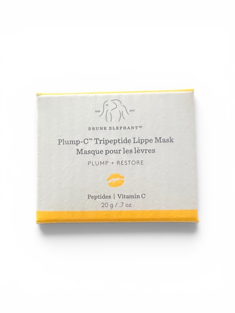 Drunk Elephant Plump-C Tripeptide Lippe Mask with Vitamin C, 20g - Picture 3 of 7